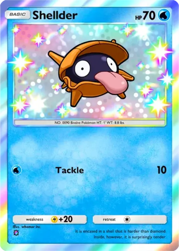 Shellder card front