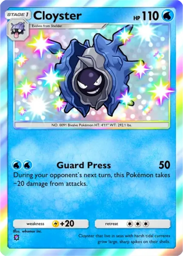 Cloyster card front