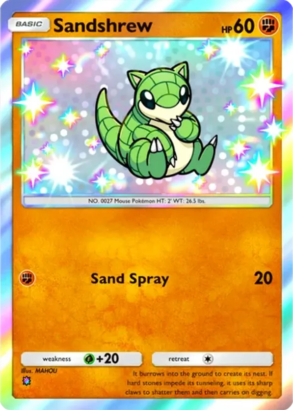 Sandshrew card front