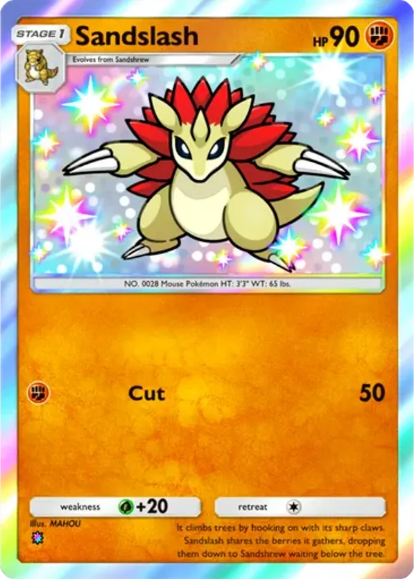 Sandslash card front