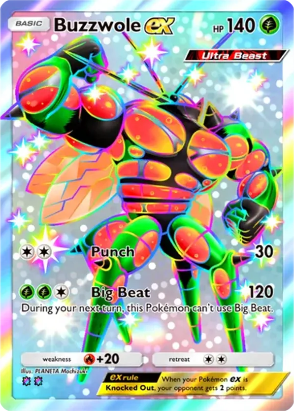 Buzzwole ex card front