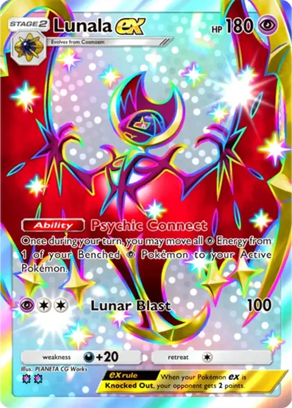Lunala ex card front