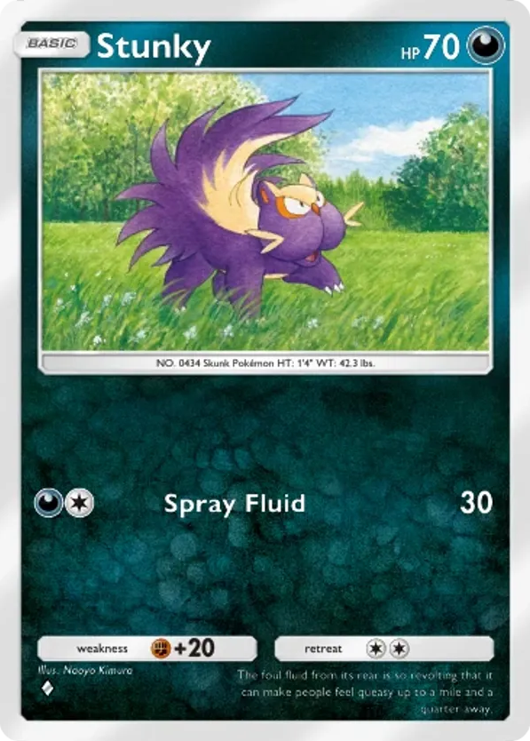 Stunky card front