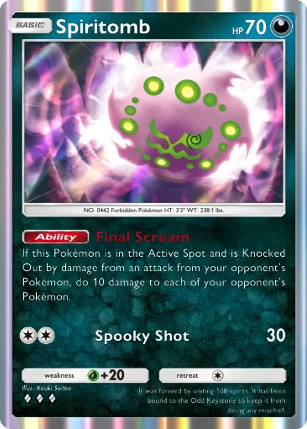 Spiritomb card front