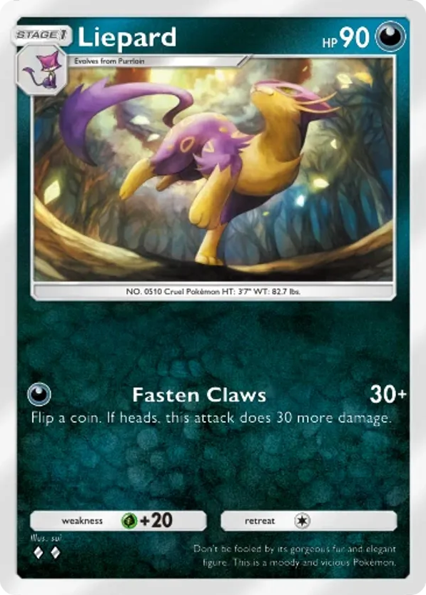 Liepard card front