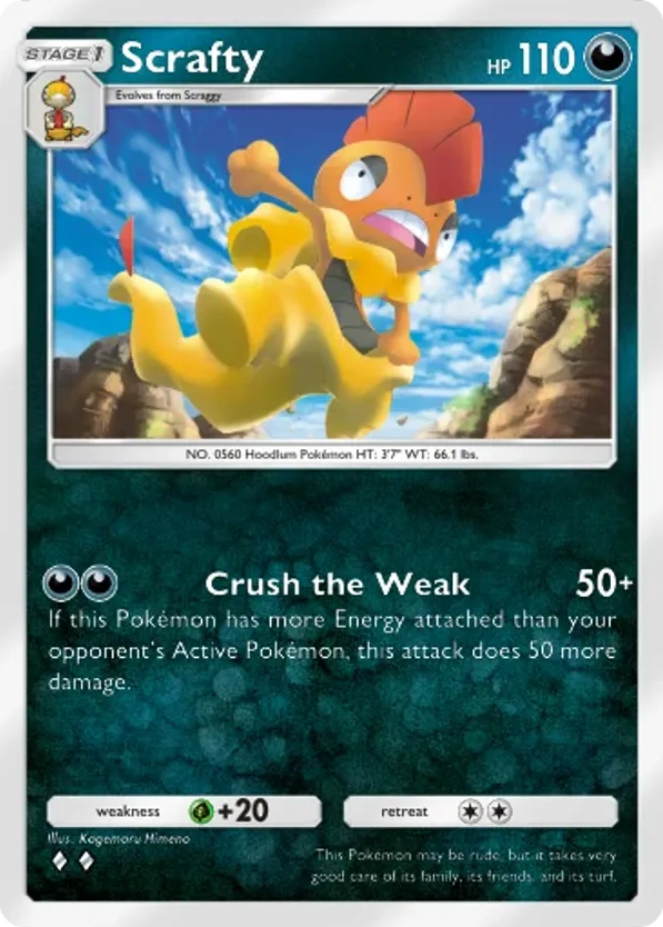 Scrafty card front