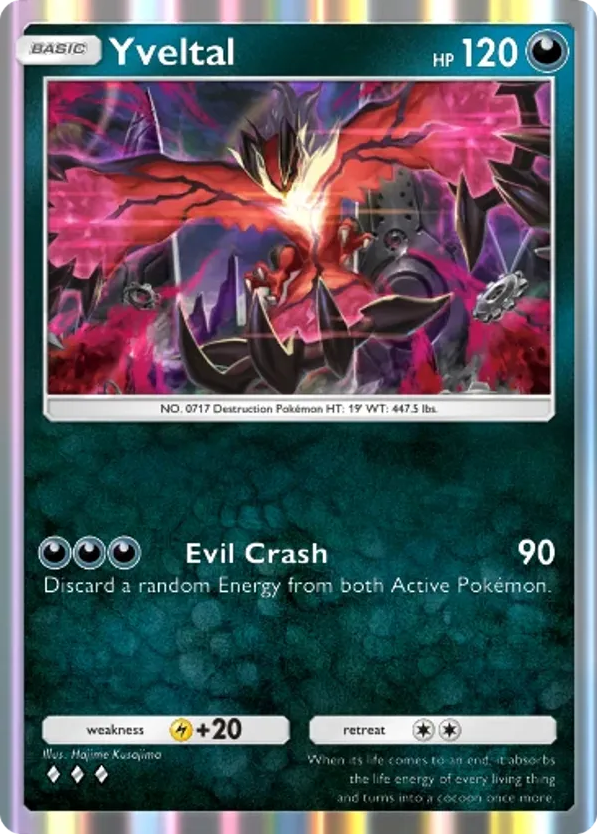 Yveltal card front