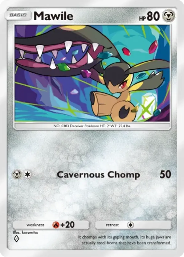 Mawile card front