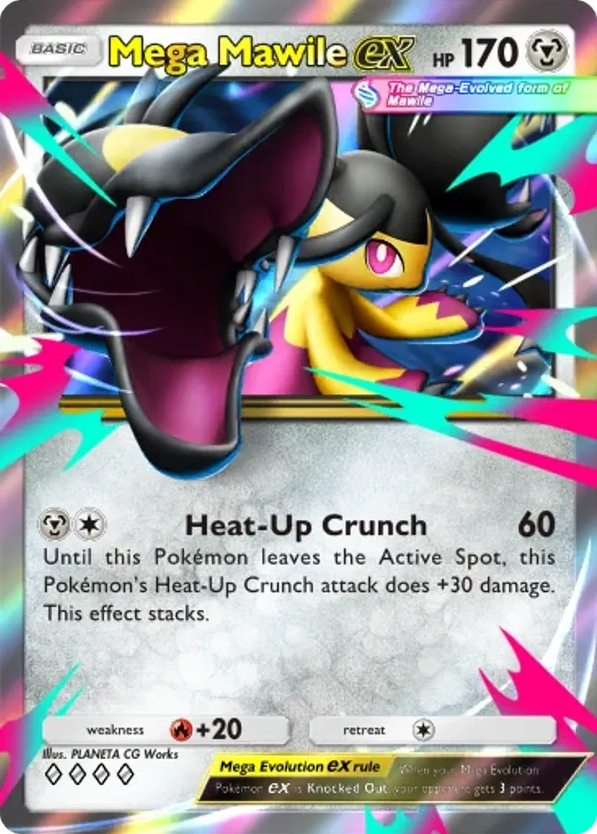 Mega Mawile ex card front