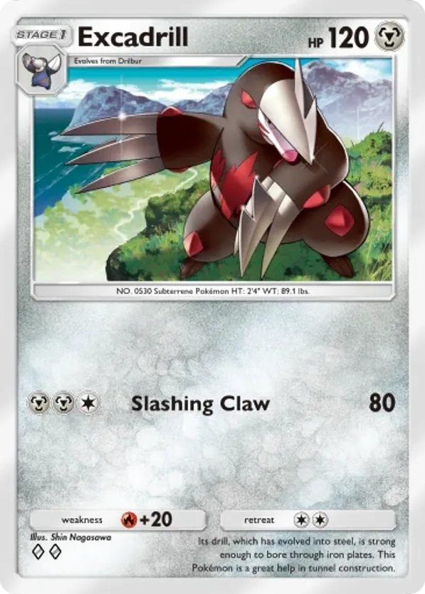 Excadrill card front