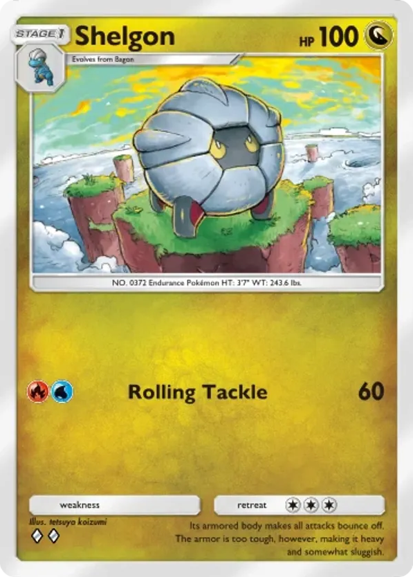 Shelgon card front