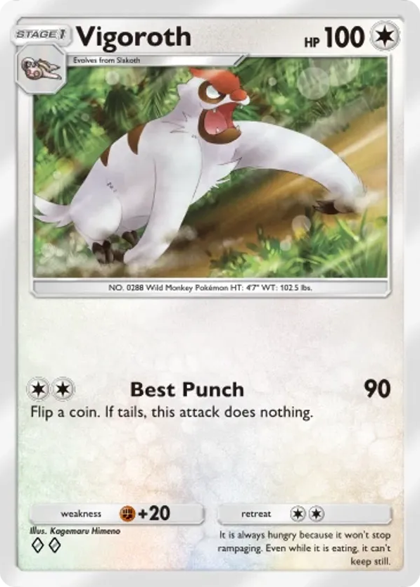 Vigoroth card front
