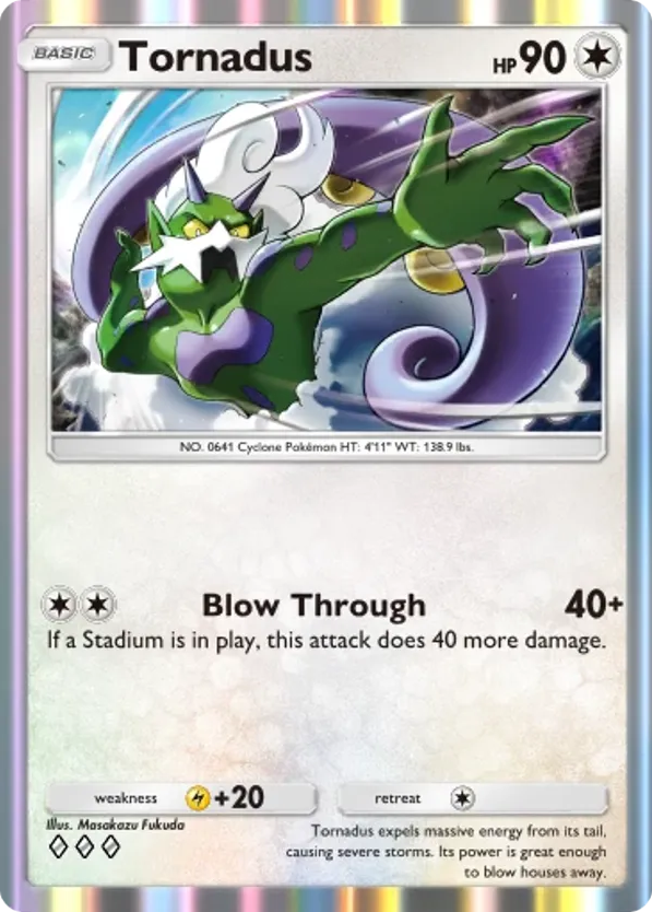 Tornadus card front