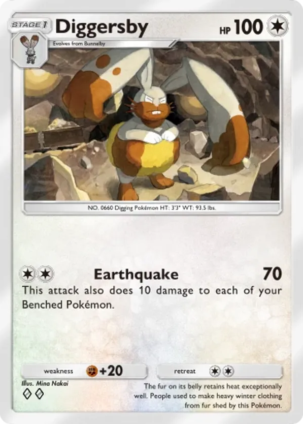 Diggersby card front