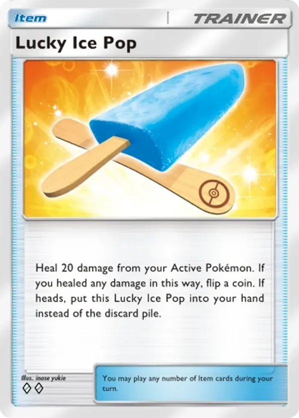 Lucky Ice Pop card front
