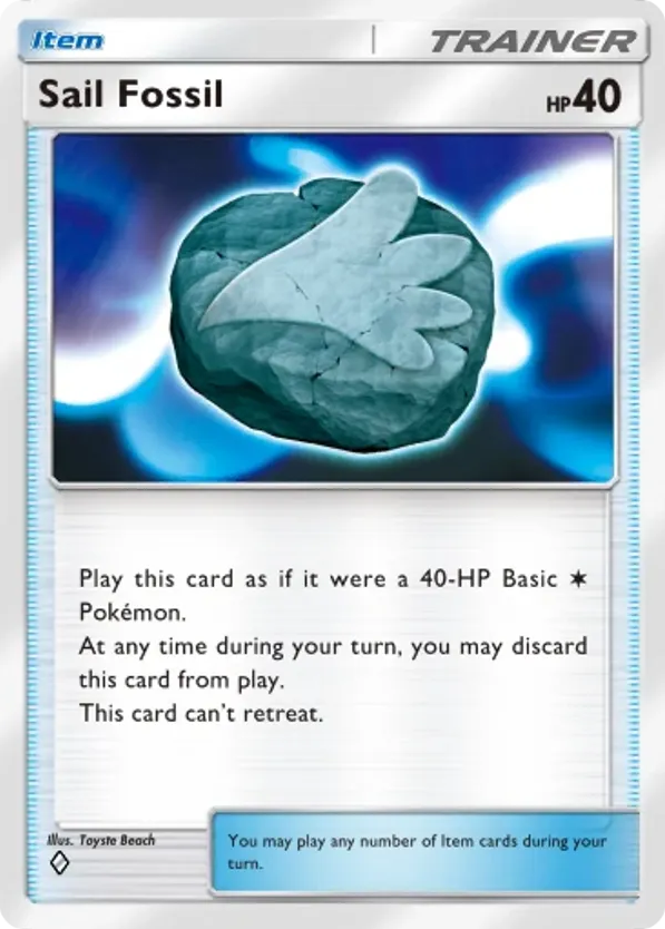 Sail Fossil card front
