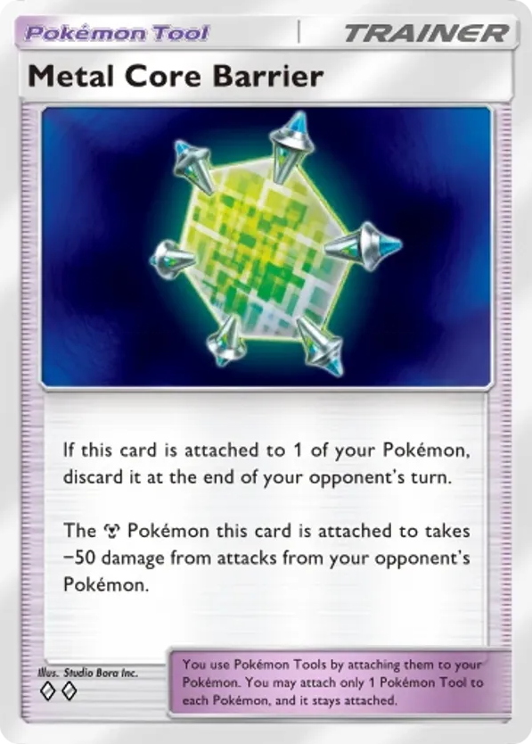 Metal Core Barrier card front