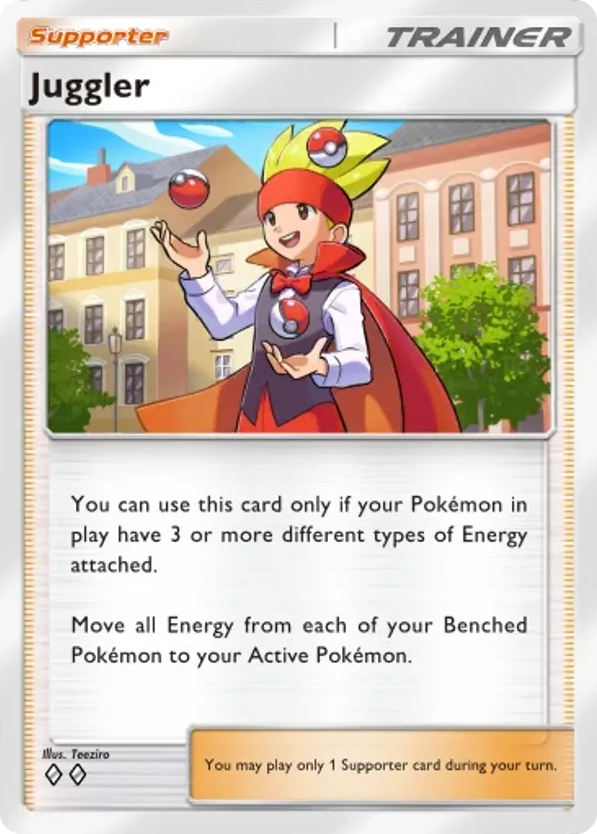 Juggler card front