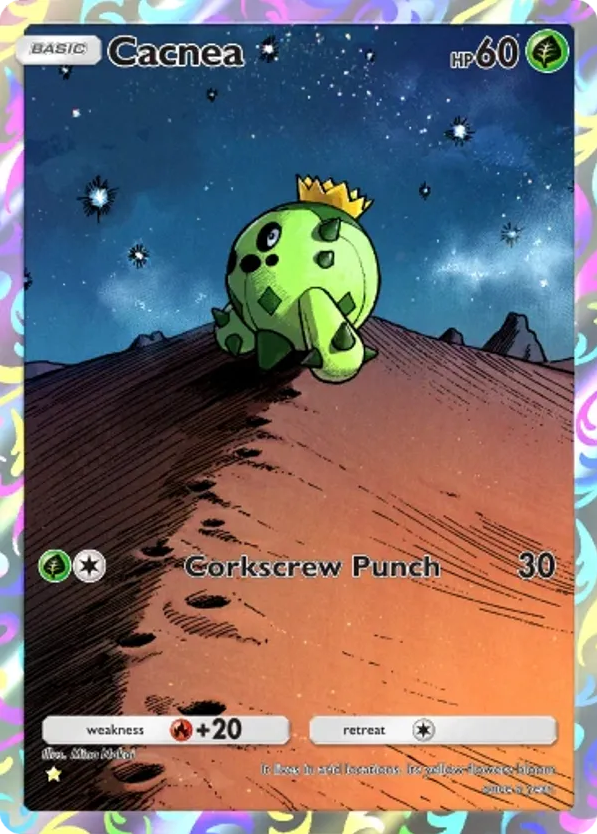 Cacnea card front
