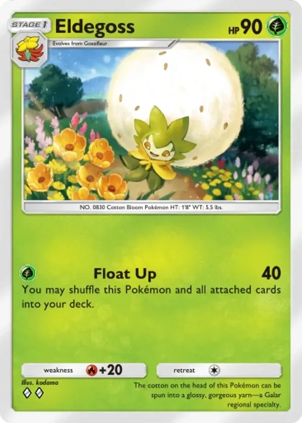 Eldegoss card front