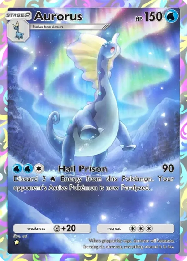 Aurorus card front