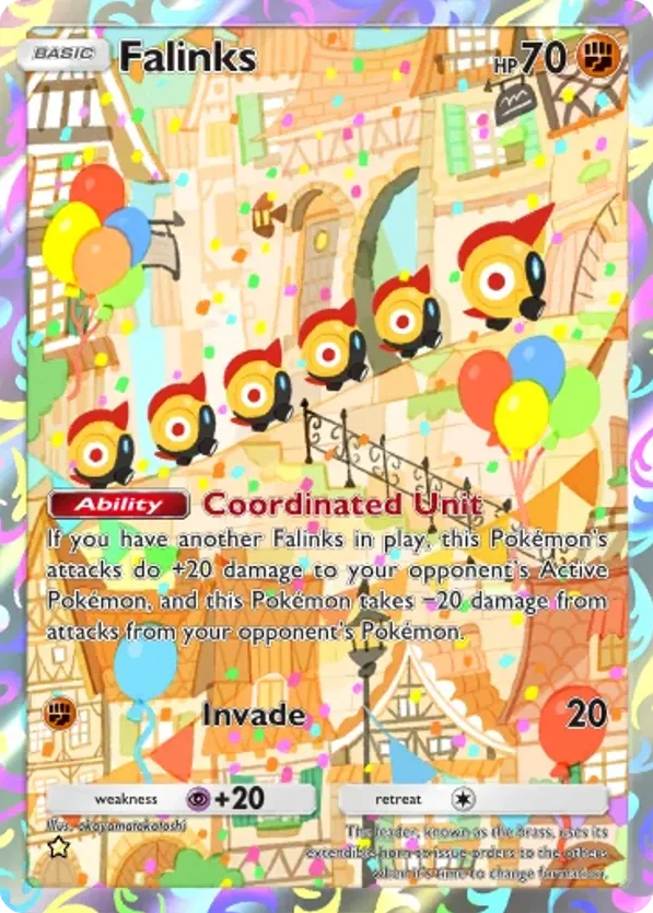 Falinks card front