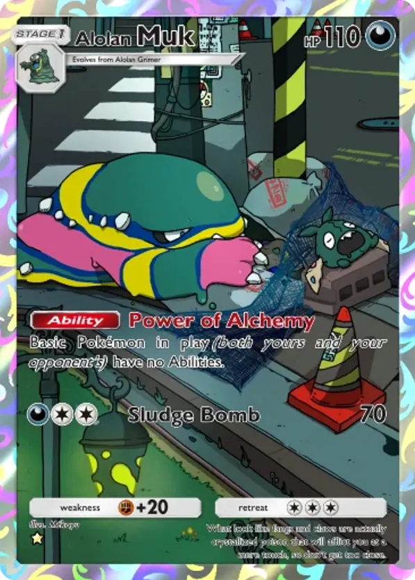 Alolan Muk card front
