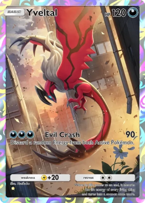 Yveltal card front