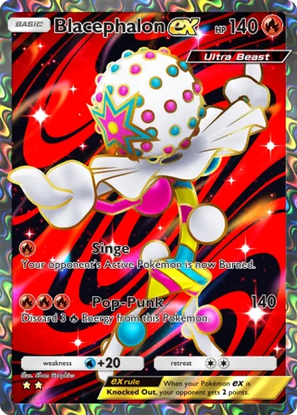 Blacephalon ex card front