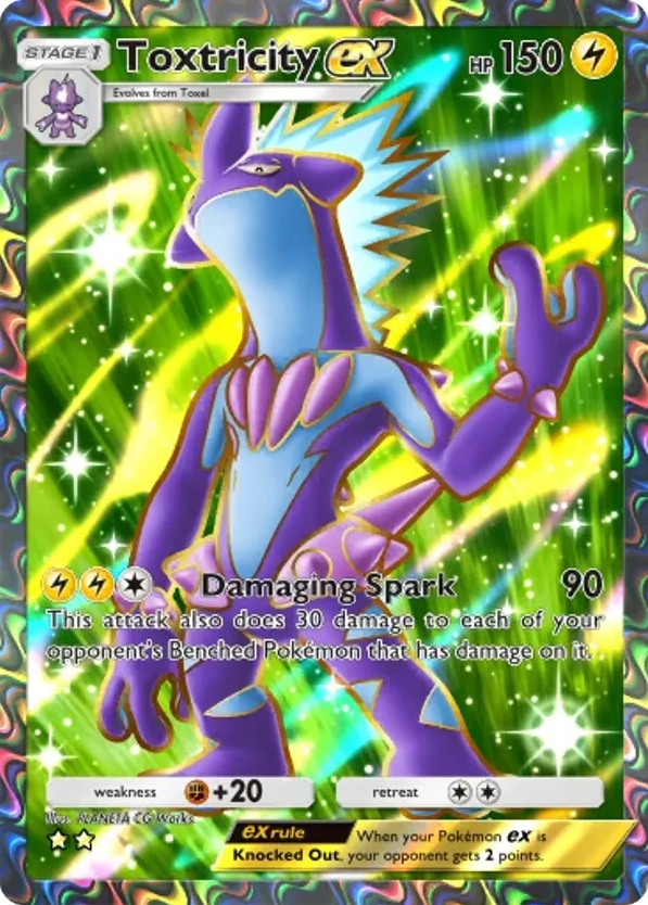 Toxtricity ex card front