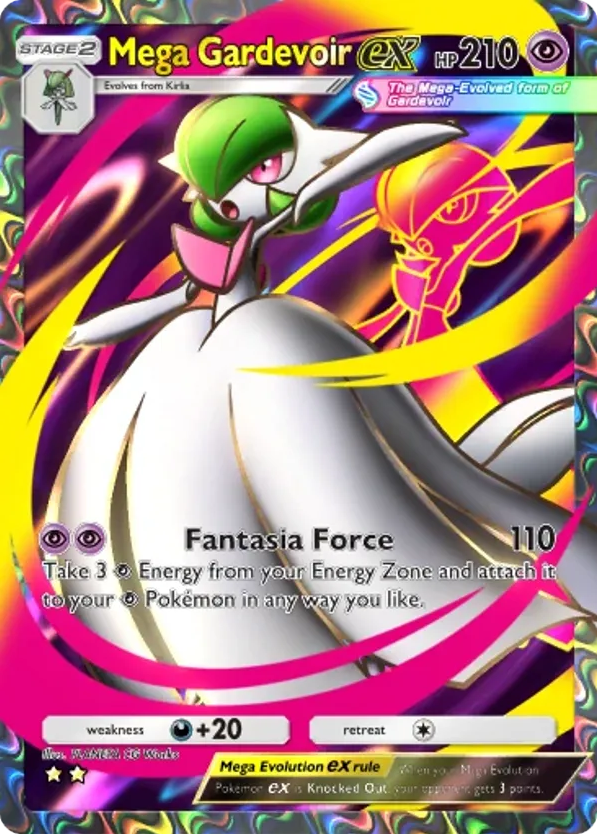 Mega Gardevoir ex card front