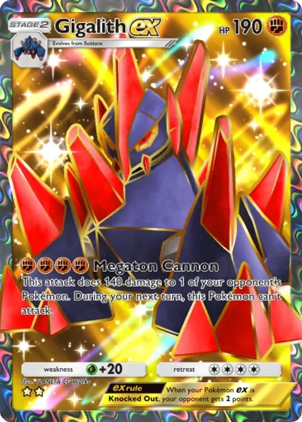 Gigalith ex card front