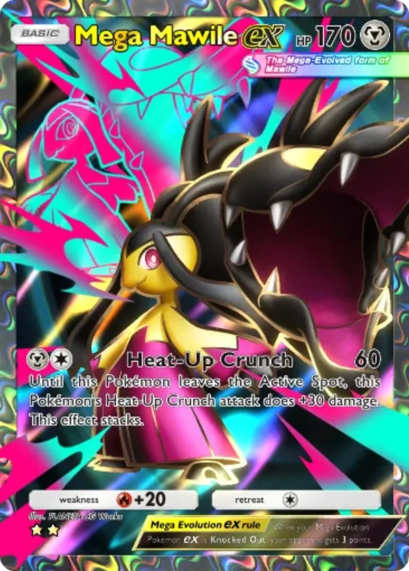 Mega Mawile ex card front