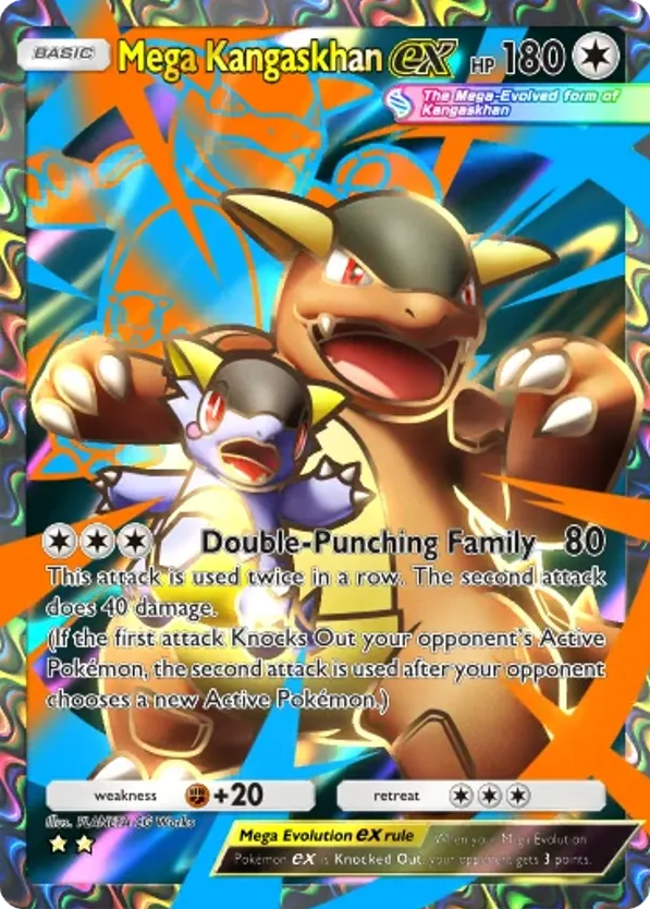 Mega Kangaskhan ex card front