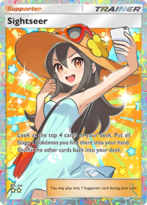 Sightseer card front