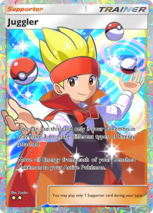 Juggler card front