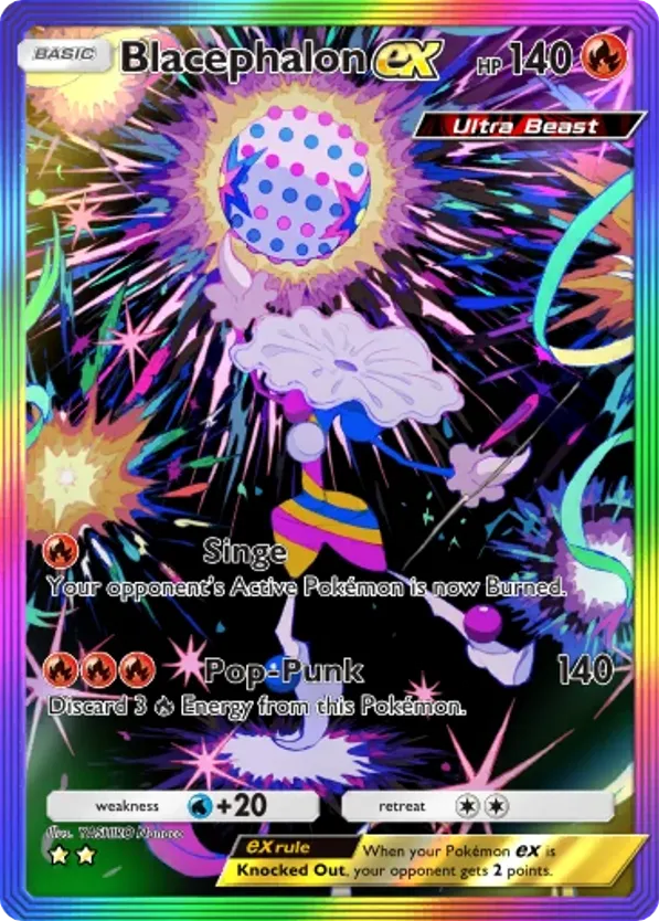 Blacephalon ex card front