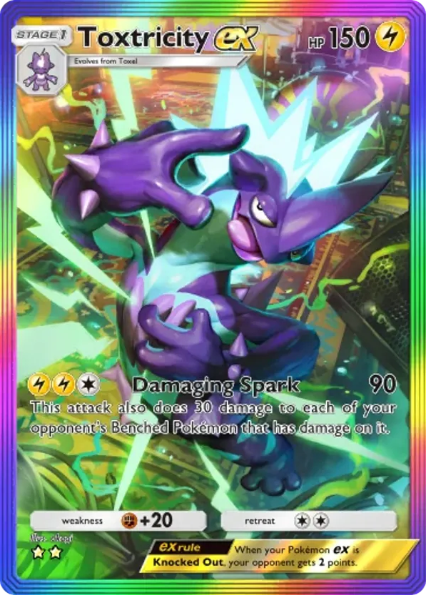 Toxtricity ex card front