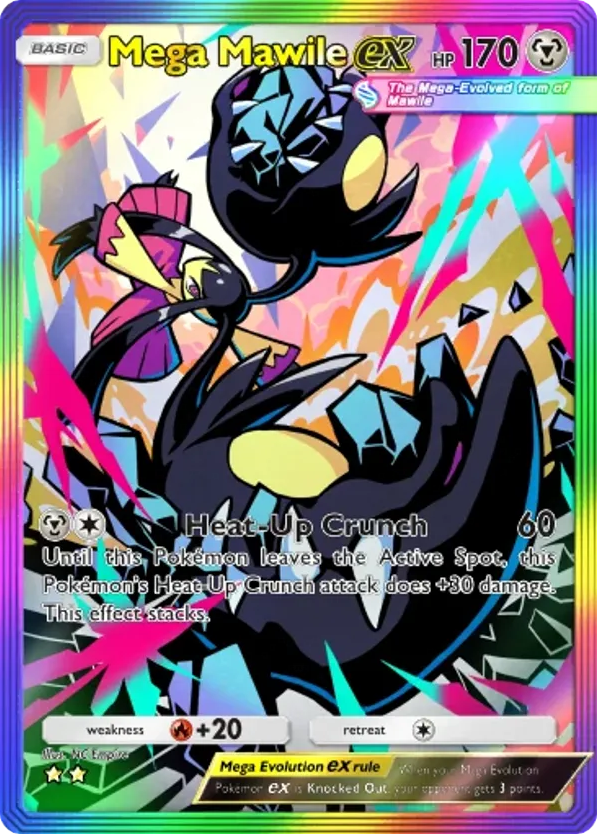 Mega Mawile ex card front