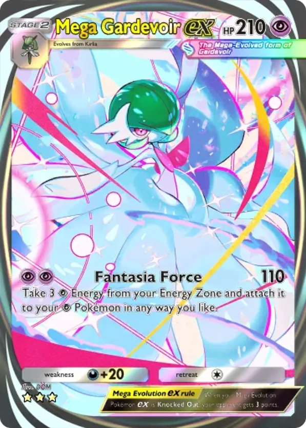 Mega Gardevoir ex card front