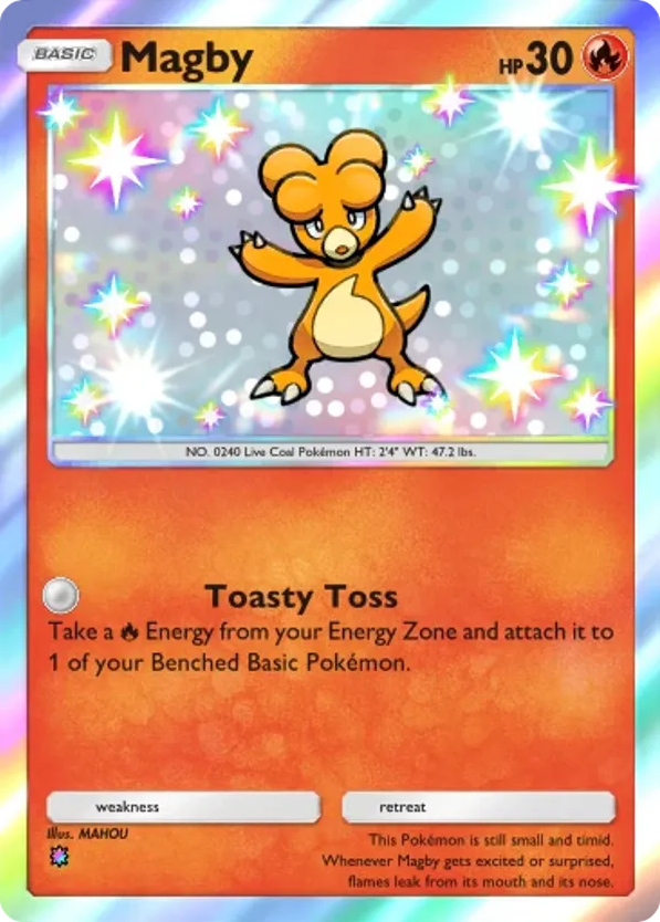 Magby card front