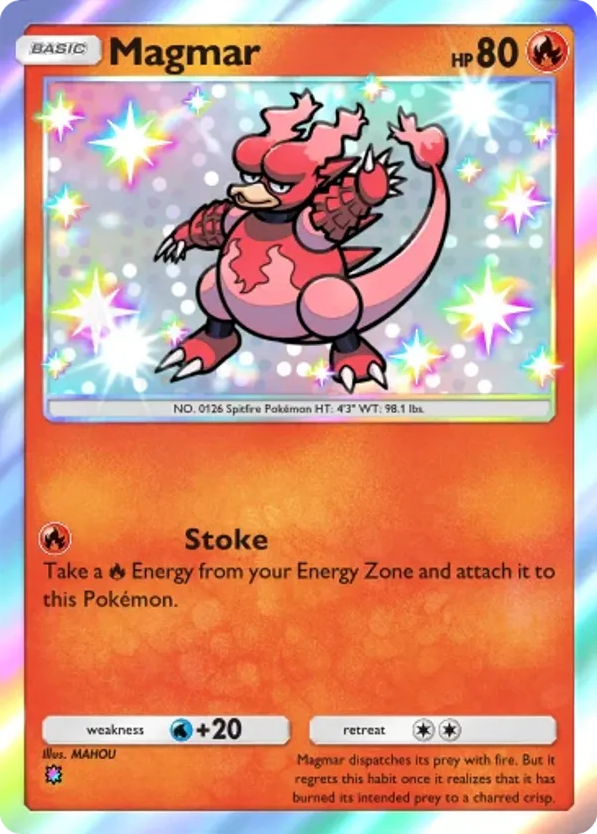 Magmar card front