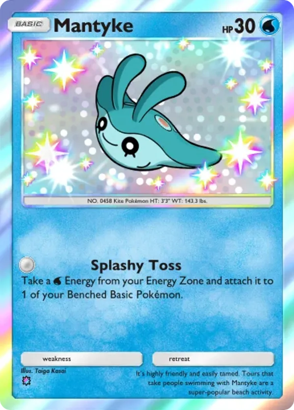 Mantyke card front