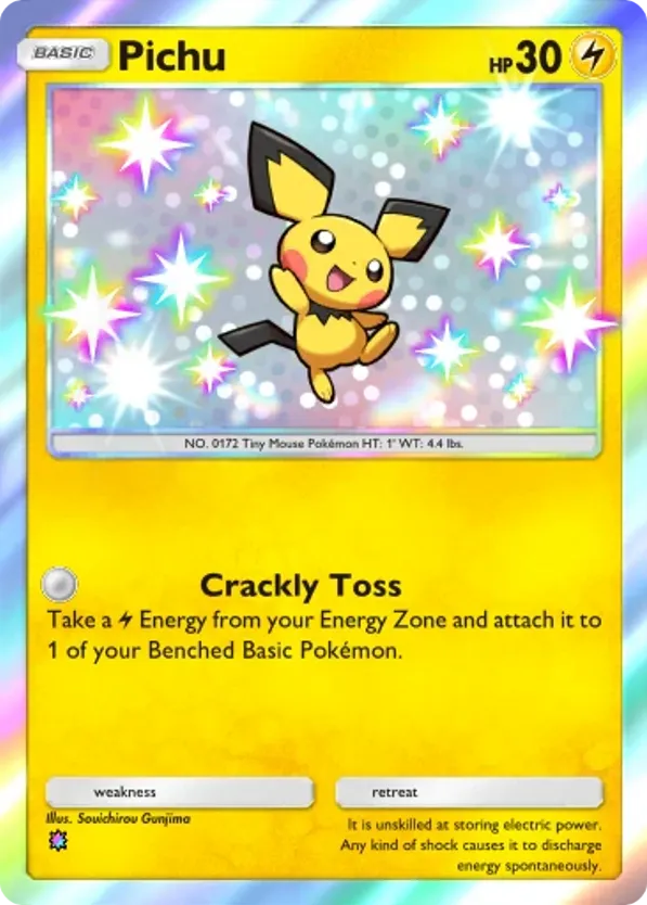 Pichu card front