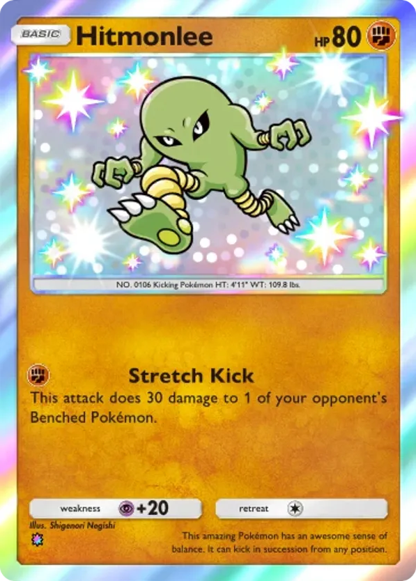 Hitmonlee card front