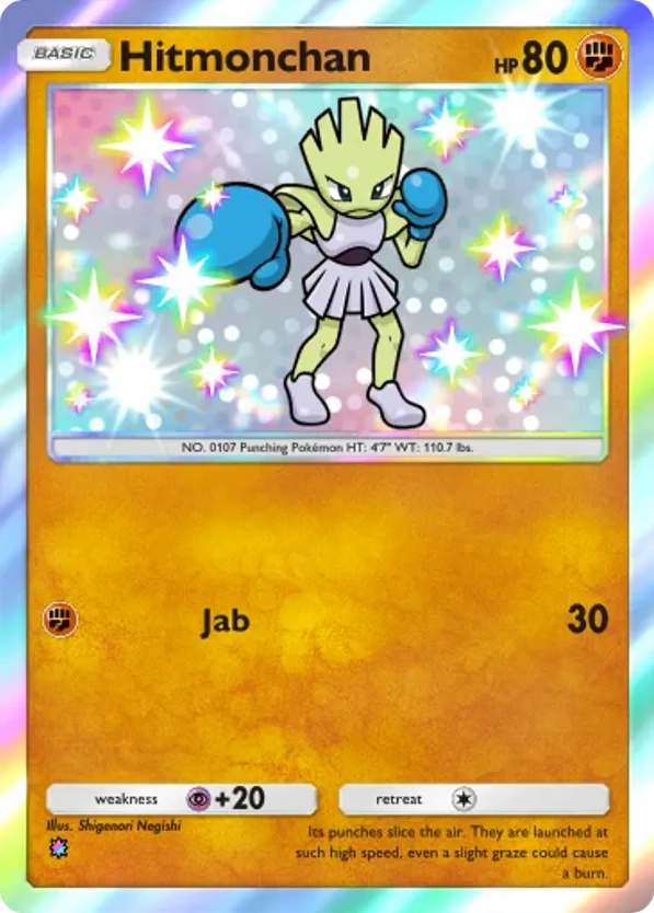 Hitmonchan card front