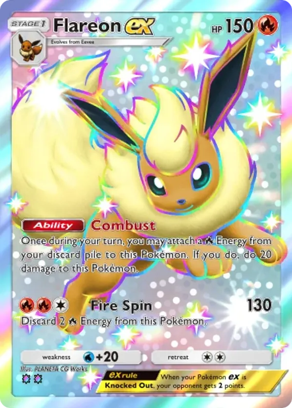 Flareon ex card front