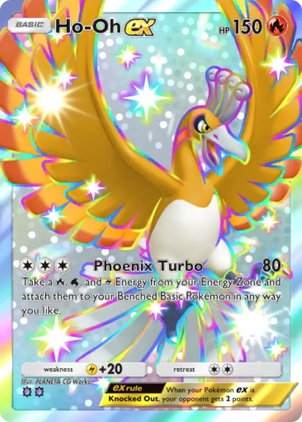 Ho-Oh ex card front
