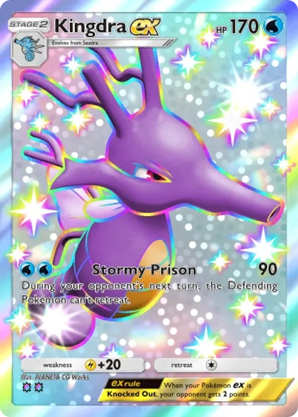 Kingdra ex card front