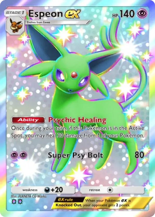 Espeon ex card front
